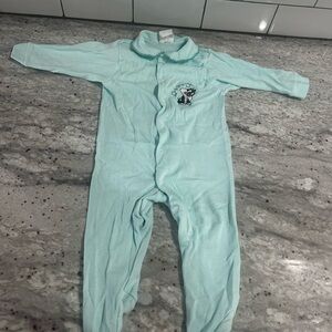 Vintage Baby Looney Tunes Footed Pajamas – 9 Months (2)